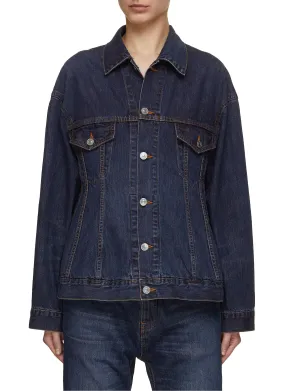 -----------BALENCIAGA  ---- ------------ ----Hourglass Denim Jacket --