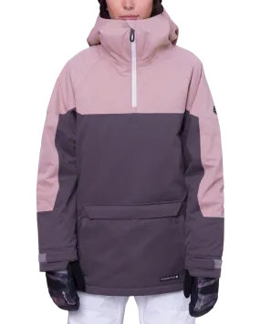 686 Women's Upton Anorak - Charcoal Colorblock