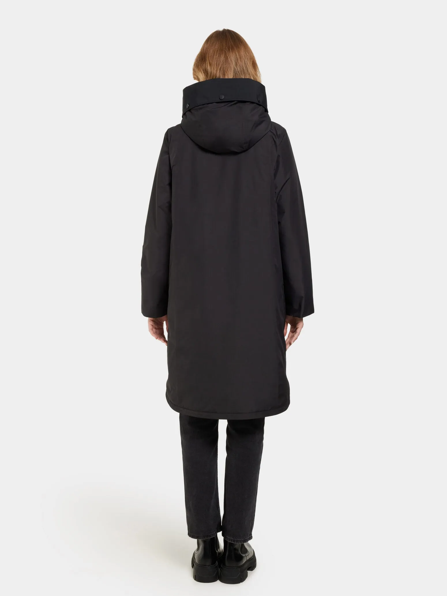 Aiko WNS Parka Coat Black