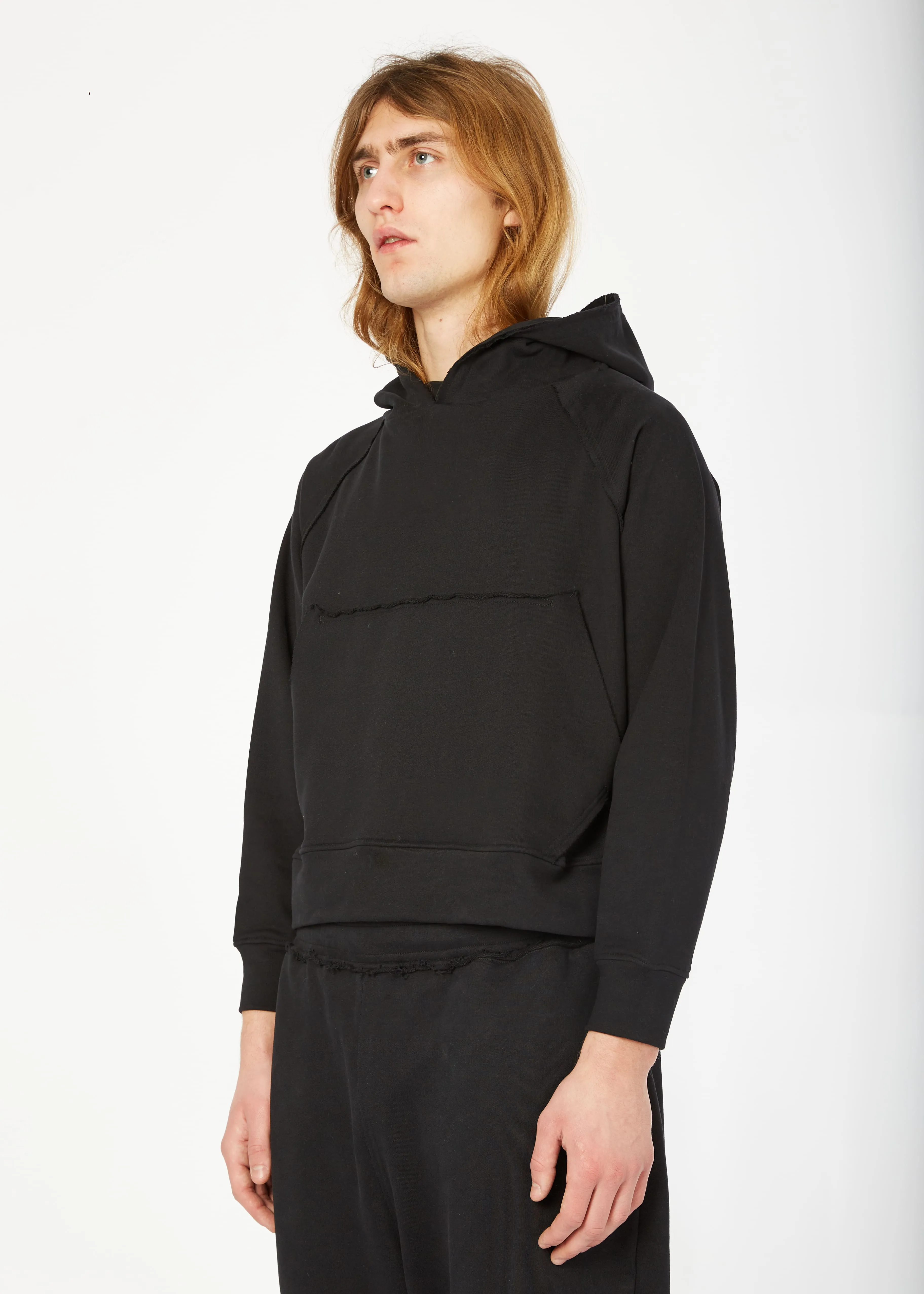 AIREI Small Fitted Hoodie (Black)