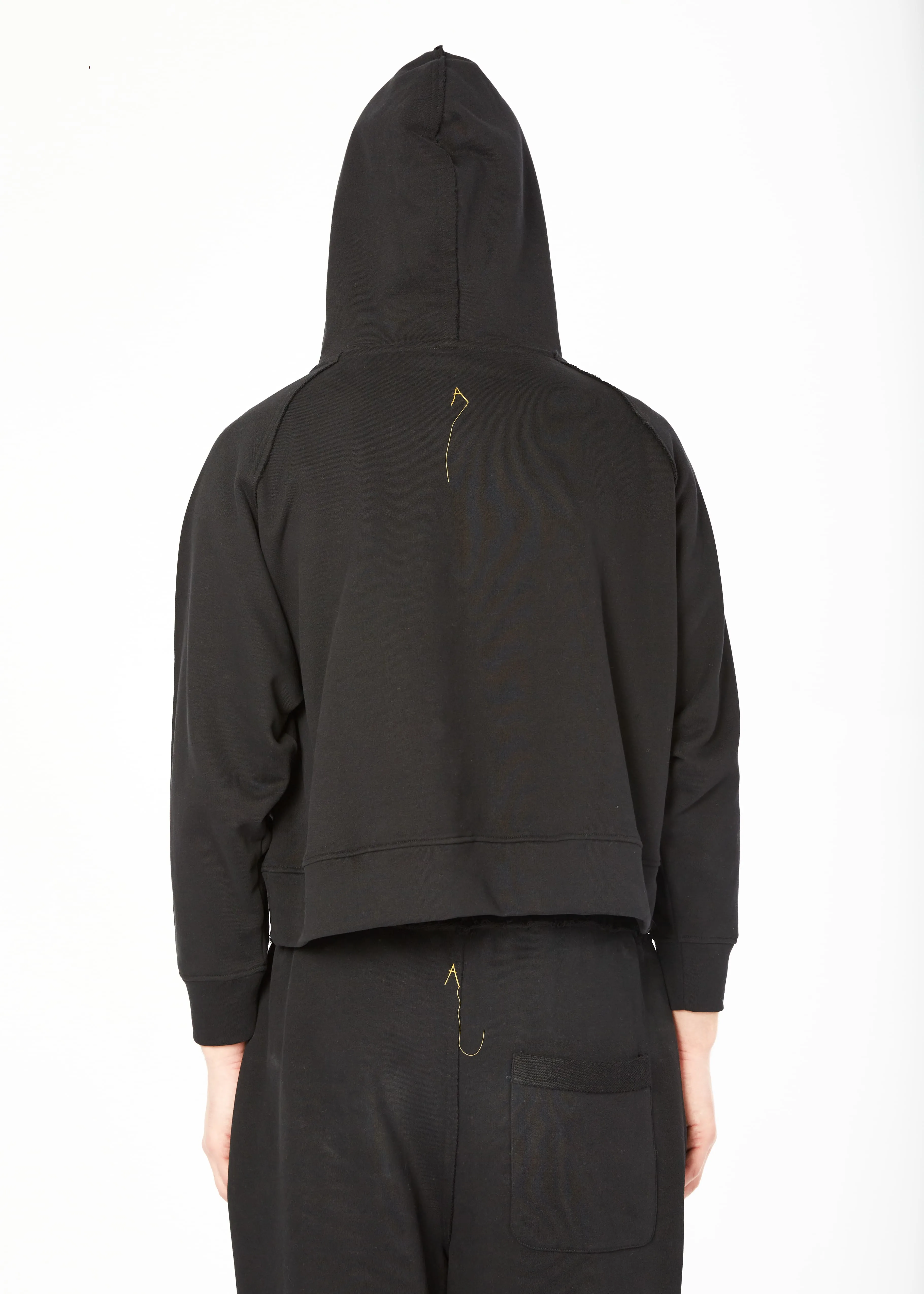 AIREI Small Fitted Hoodie (Black)