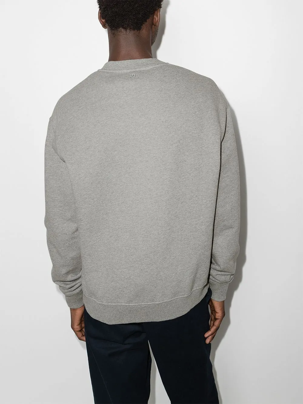 Ami Paris Sweaters Grey