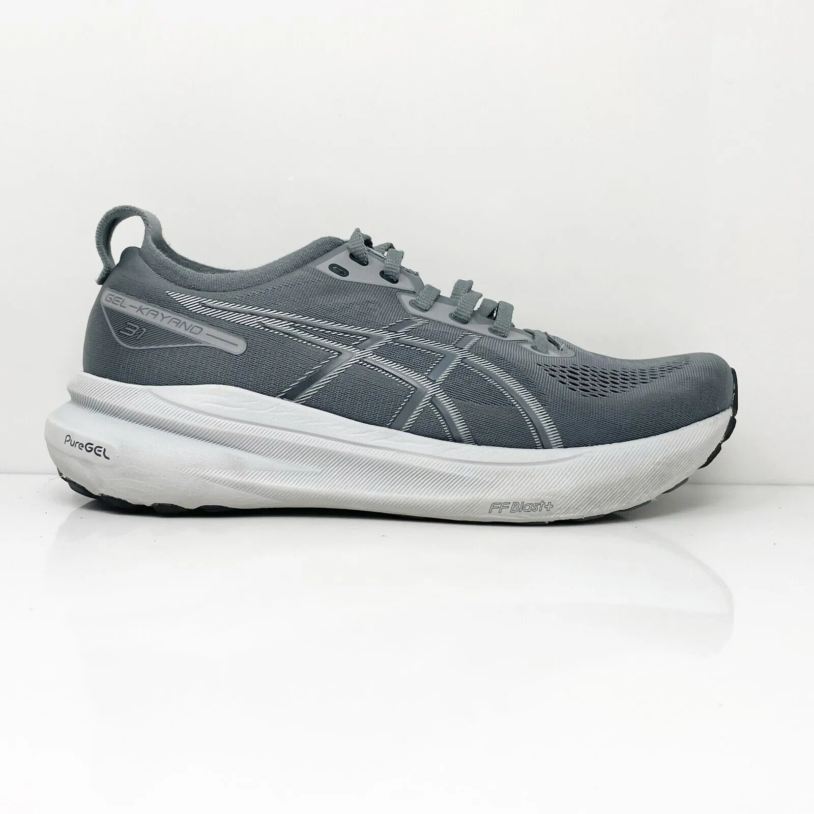 Asics Mens Gel Kayano 31 1011B869 Gray Running Shoes Sneakers Size 8.5 W