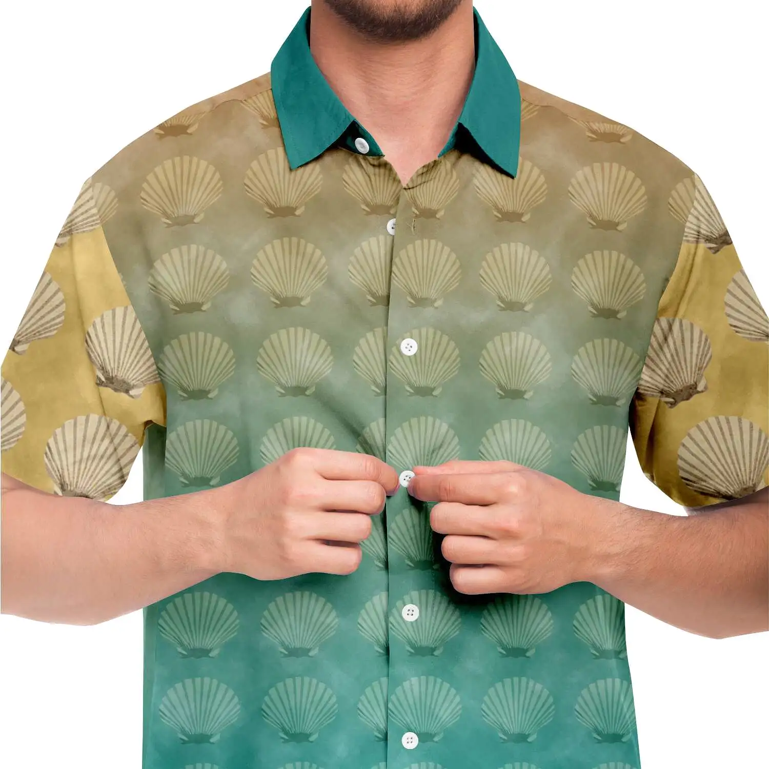 Atlantis Short Sleeve Button Down Shirt