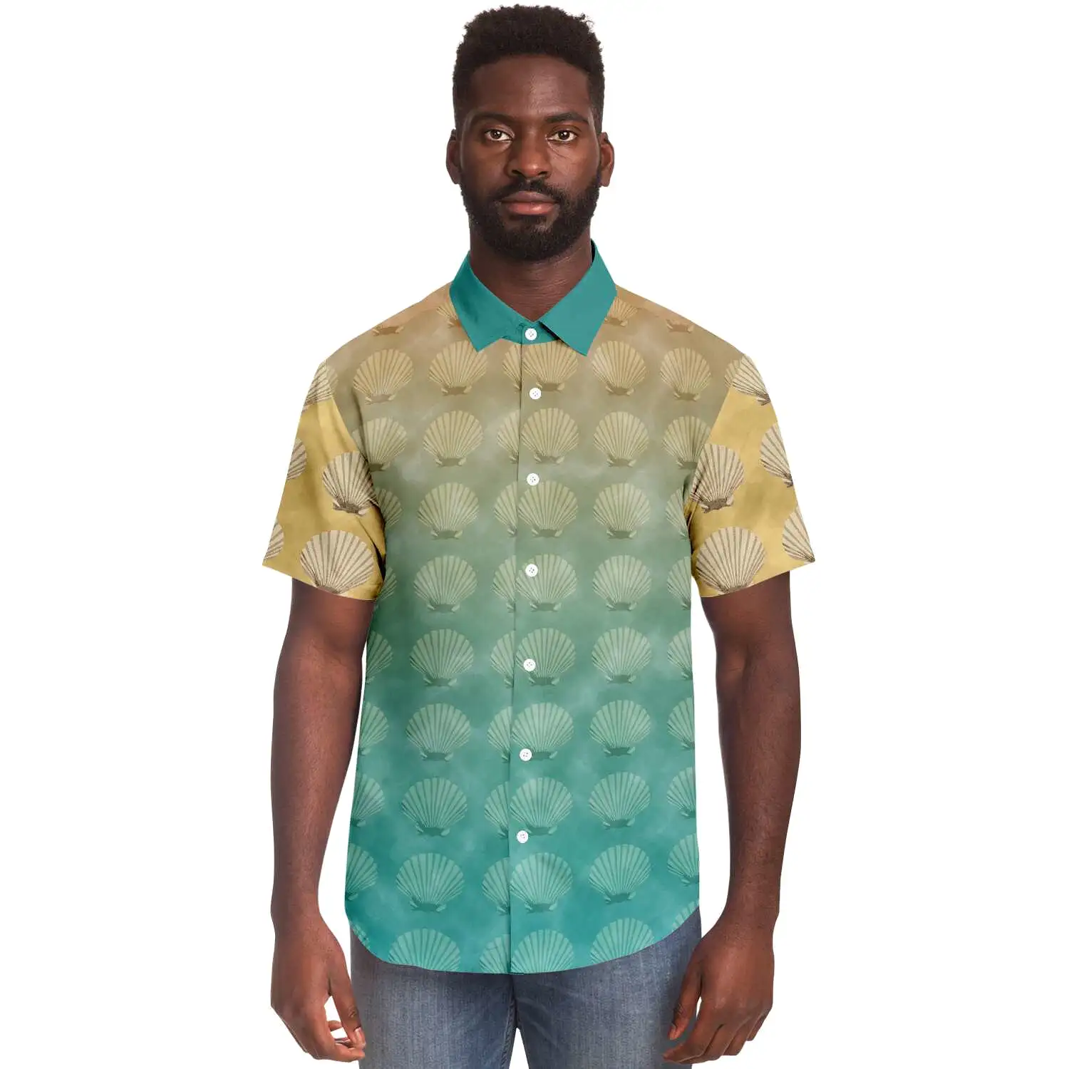 Atlantis Short Sleeve Button Down Shirt