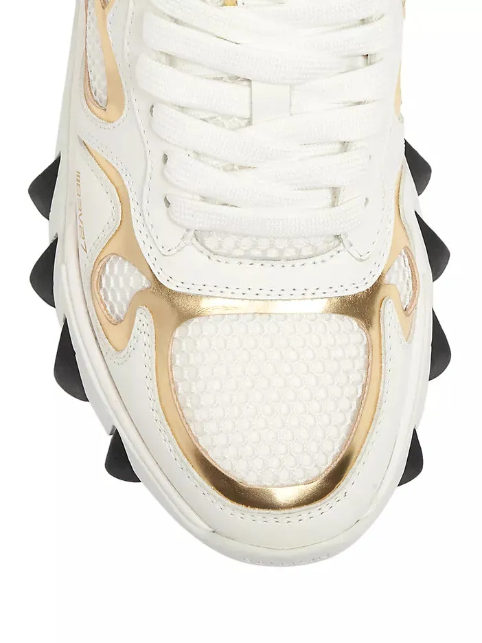 Balmain B-East Leather & Mesh Sneakers