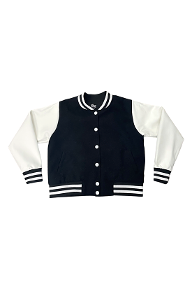 Black and White Varsity Jacket