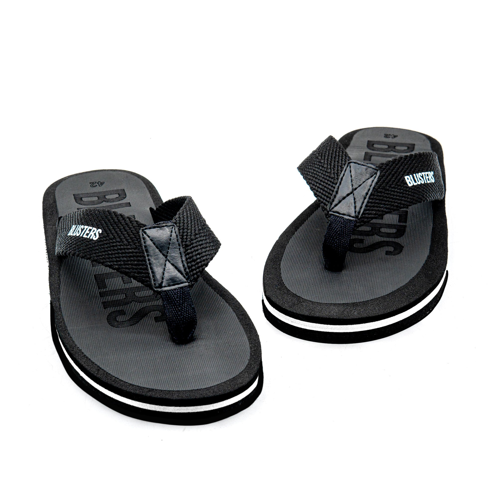 Black Cross Styled Comfy Flip Flop