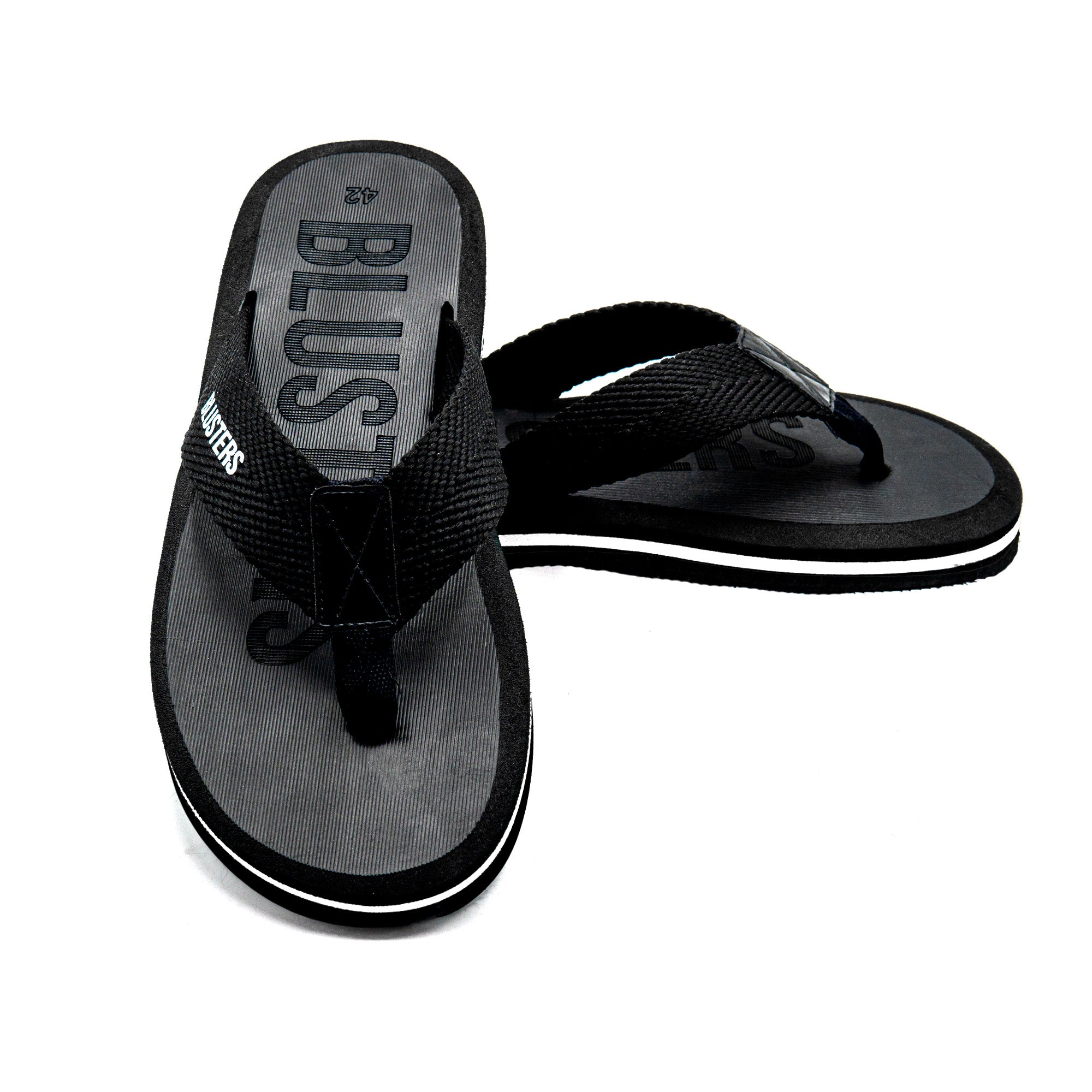 Black Cross Styled Comfy Flip Flop