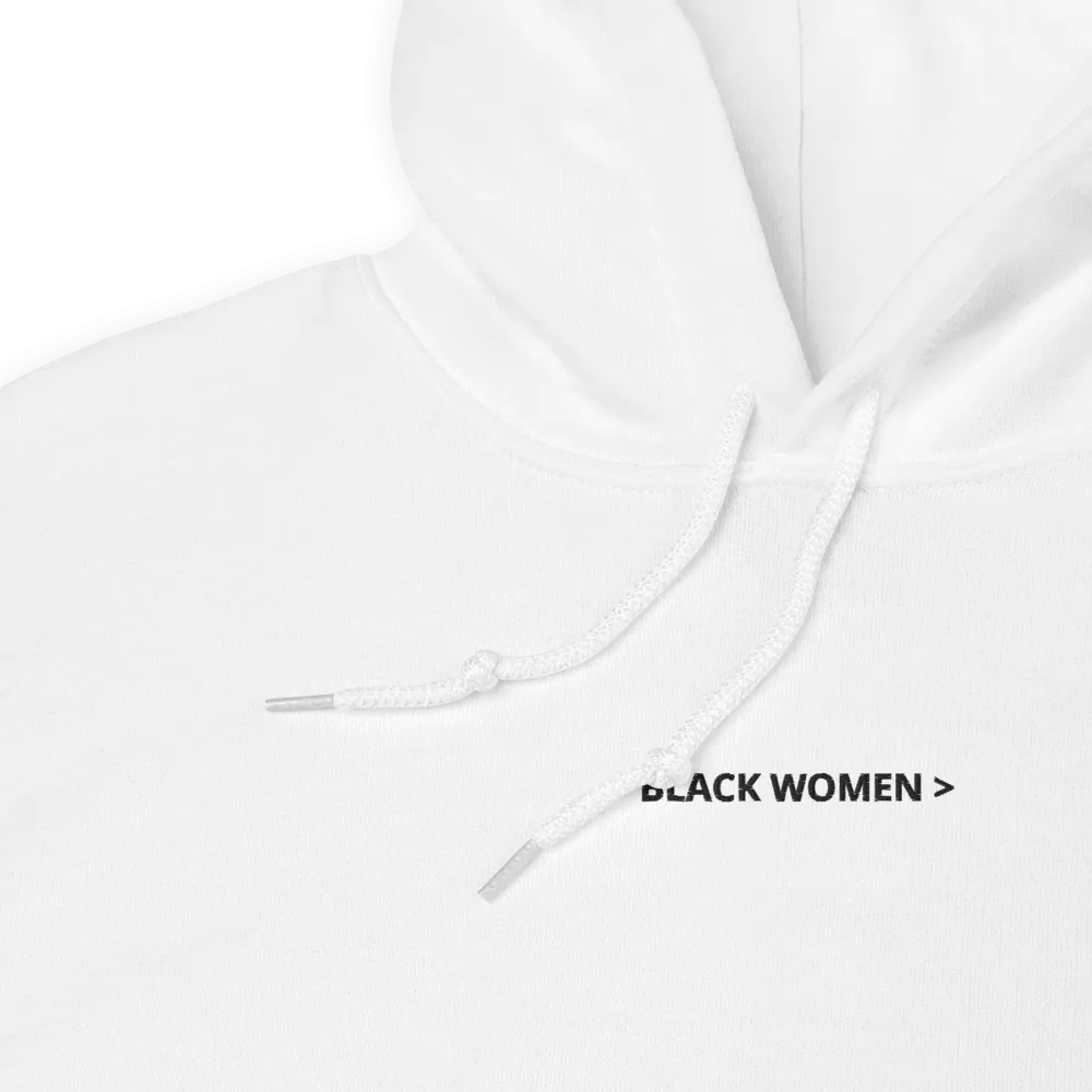 Black Women > Embroidered Hoodie