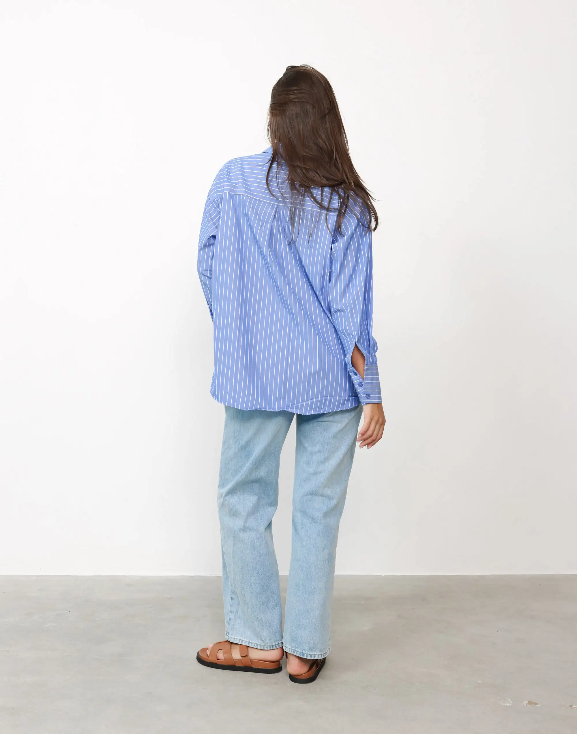 Blanchet Shirt (Cobalt Pinstripe)