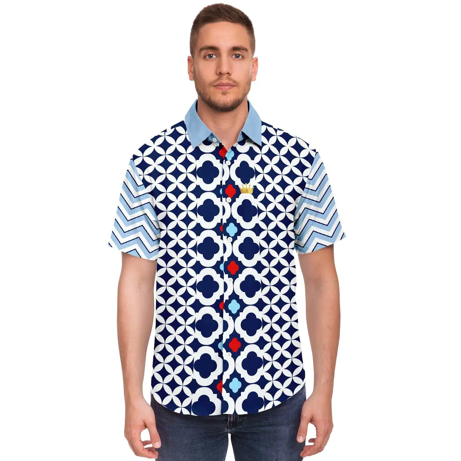 Blues Clues Short Sleeve Button Down Shirt