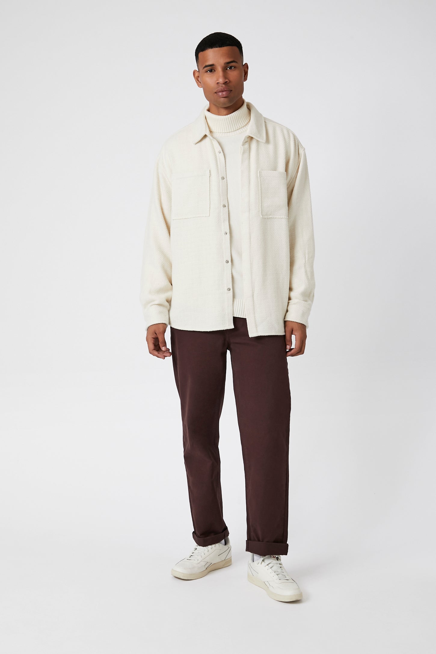 Boucle Drop-Sleeve Shirt