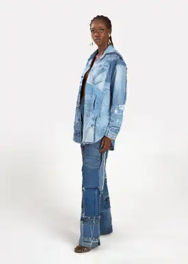 Boyedoe Odeneho II Long Sleeve Patchwork denim Jacket