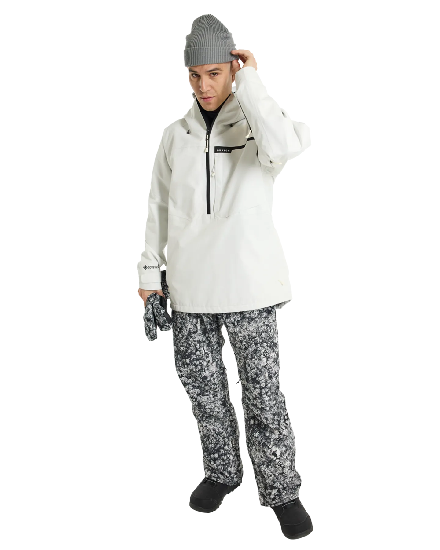 Burton Men's Pillowline Gore-Tex 2L Anorak Snow Jacket - Stout White