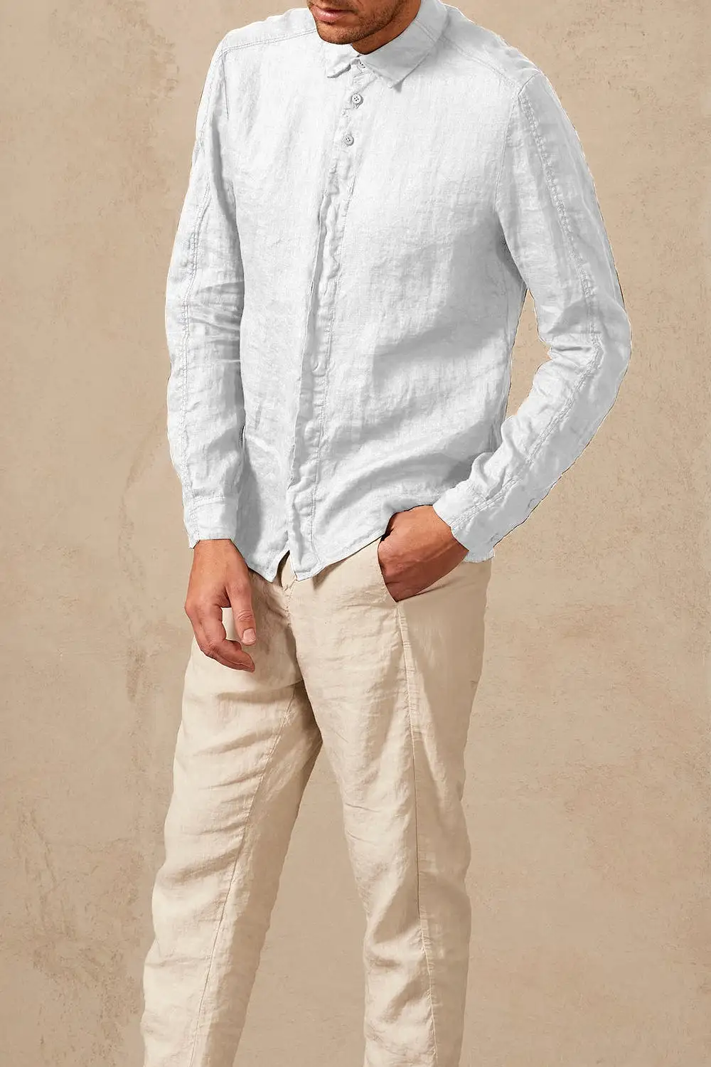 Button Down Shirt in Optical White