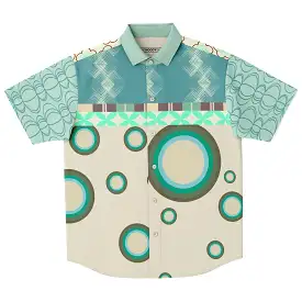 Circle Time Short Sleeve Button Down Shirt