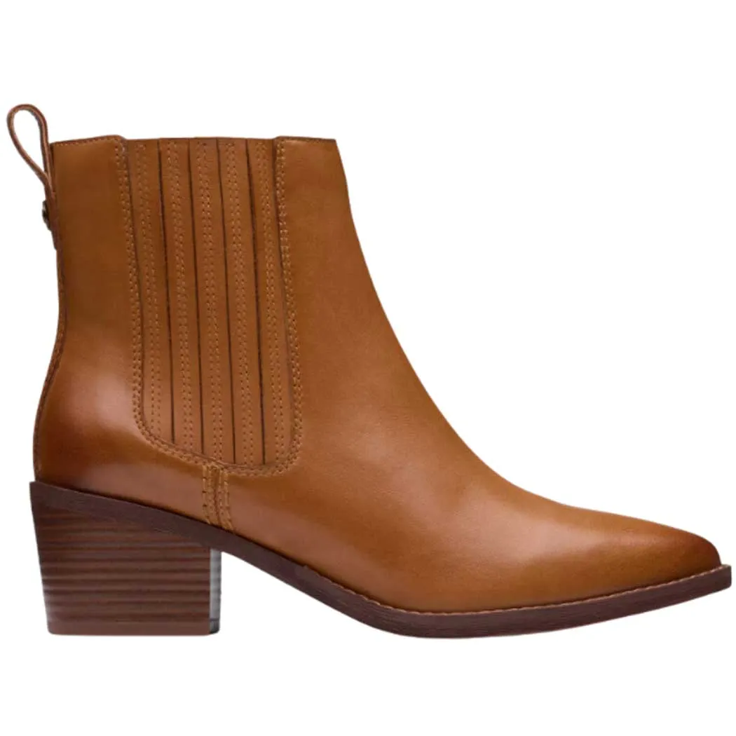 Clarks Morzine Top Chelsea Boot Tan (Women's)