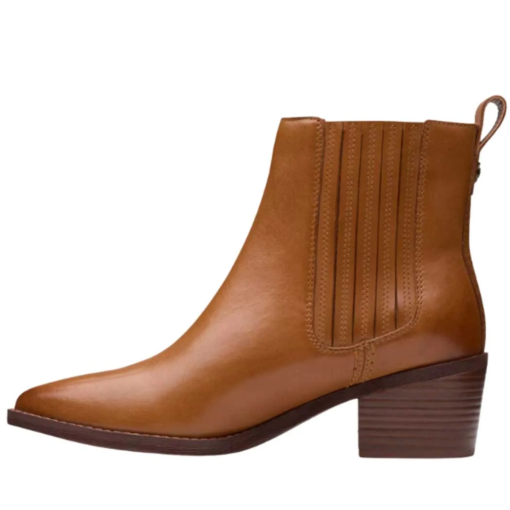 Clarks Morzine Top Chelsea Boot Tan (Women's)