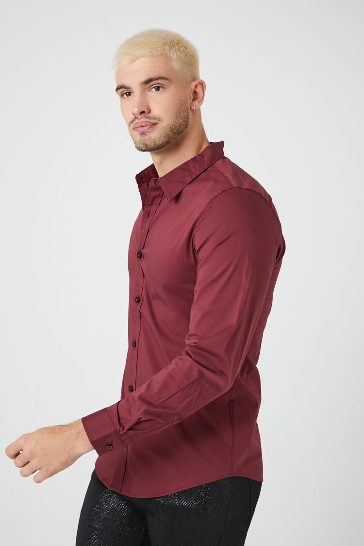 Cotton-Blend Long-Sleeve Shirt