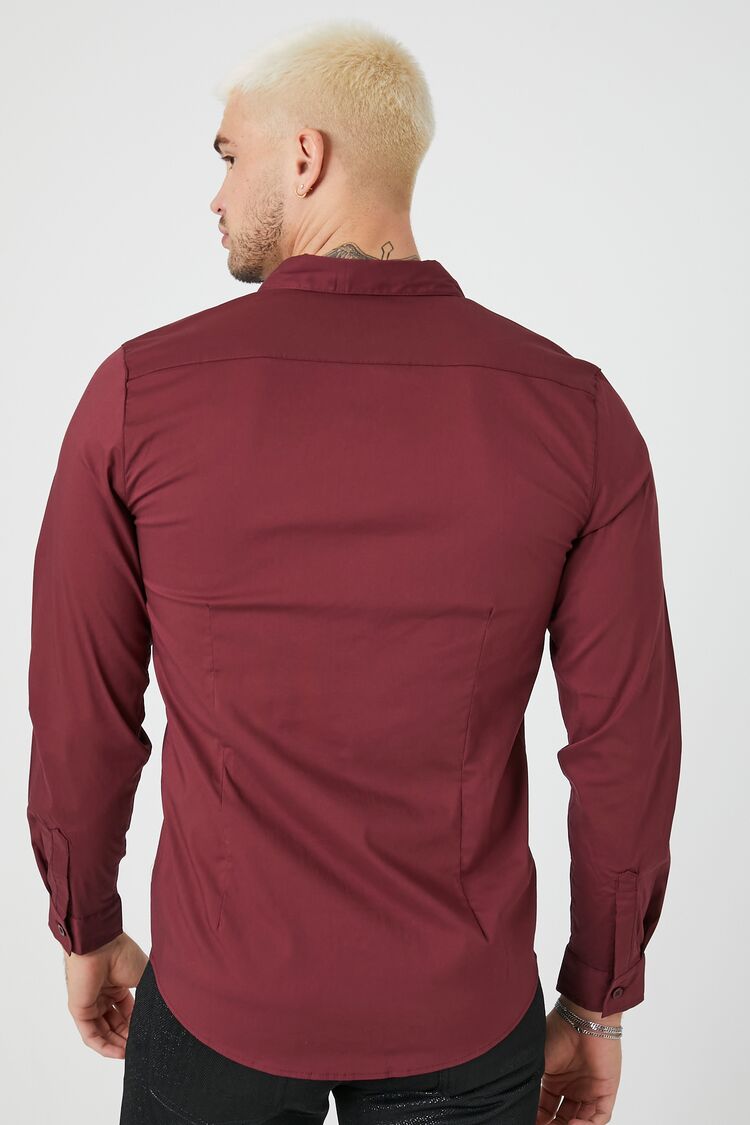 Cotton-Blend Long-Sleeve Shirt