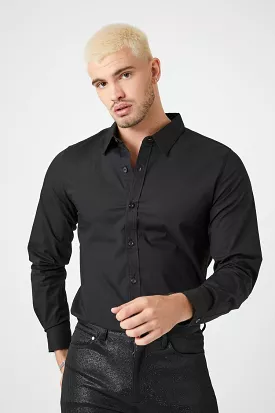 Cotton-Blend Long-Sleeve Shirt