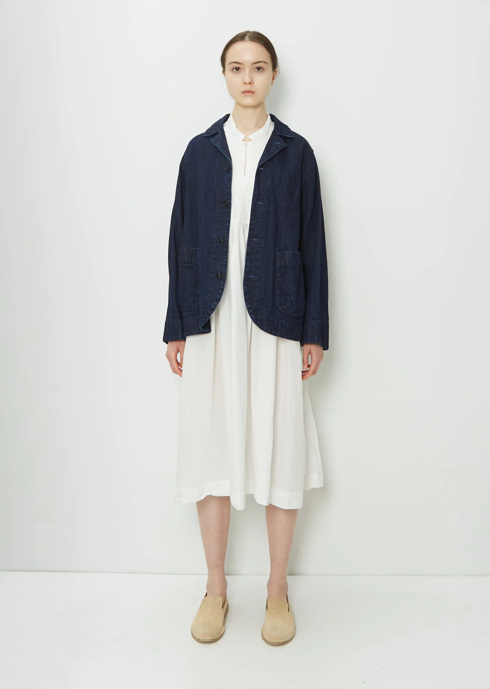 Cotton Linen Denim Jacket