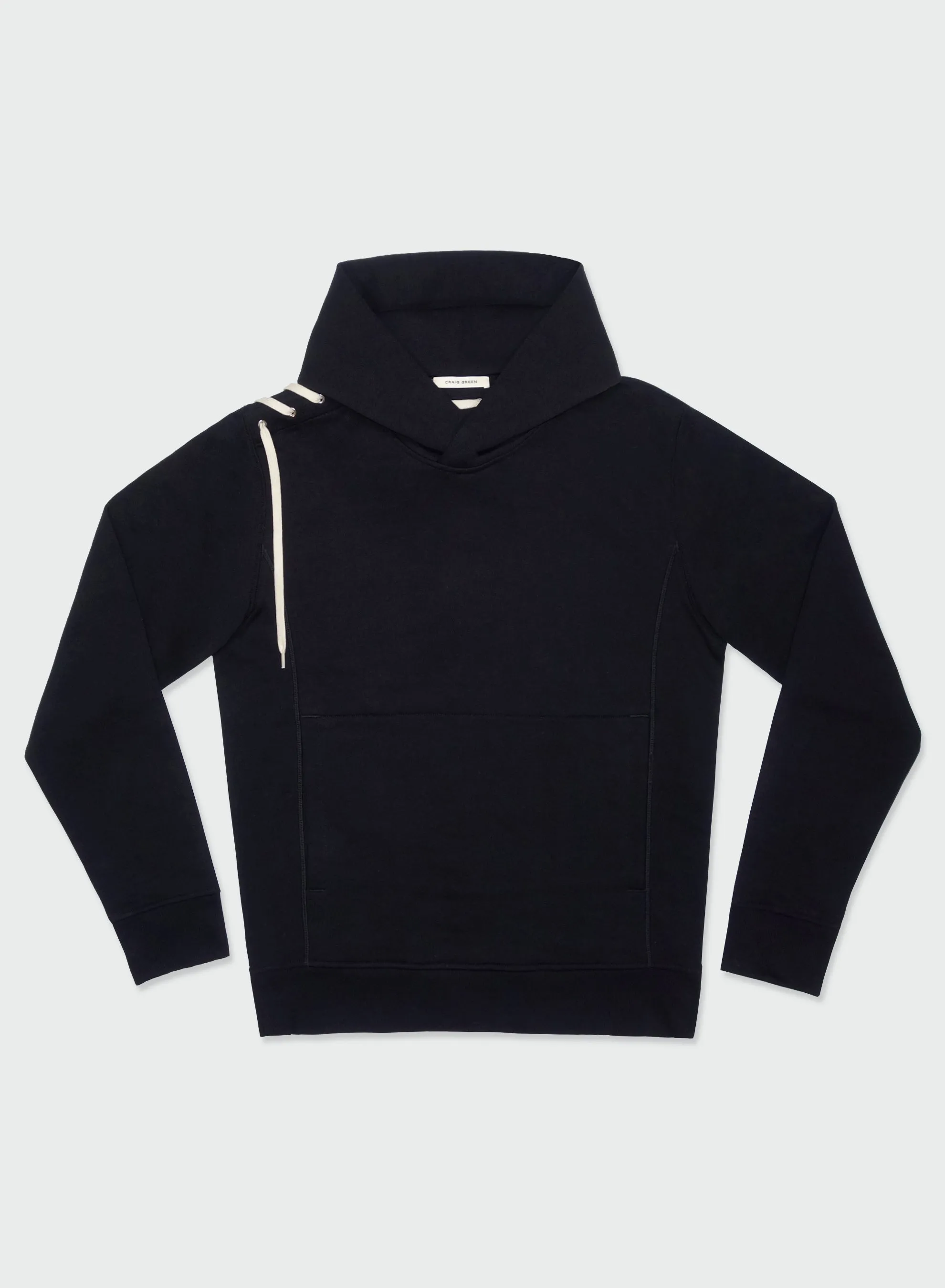 Craig Green Laced Hoodie (Black / Cream)