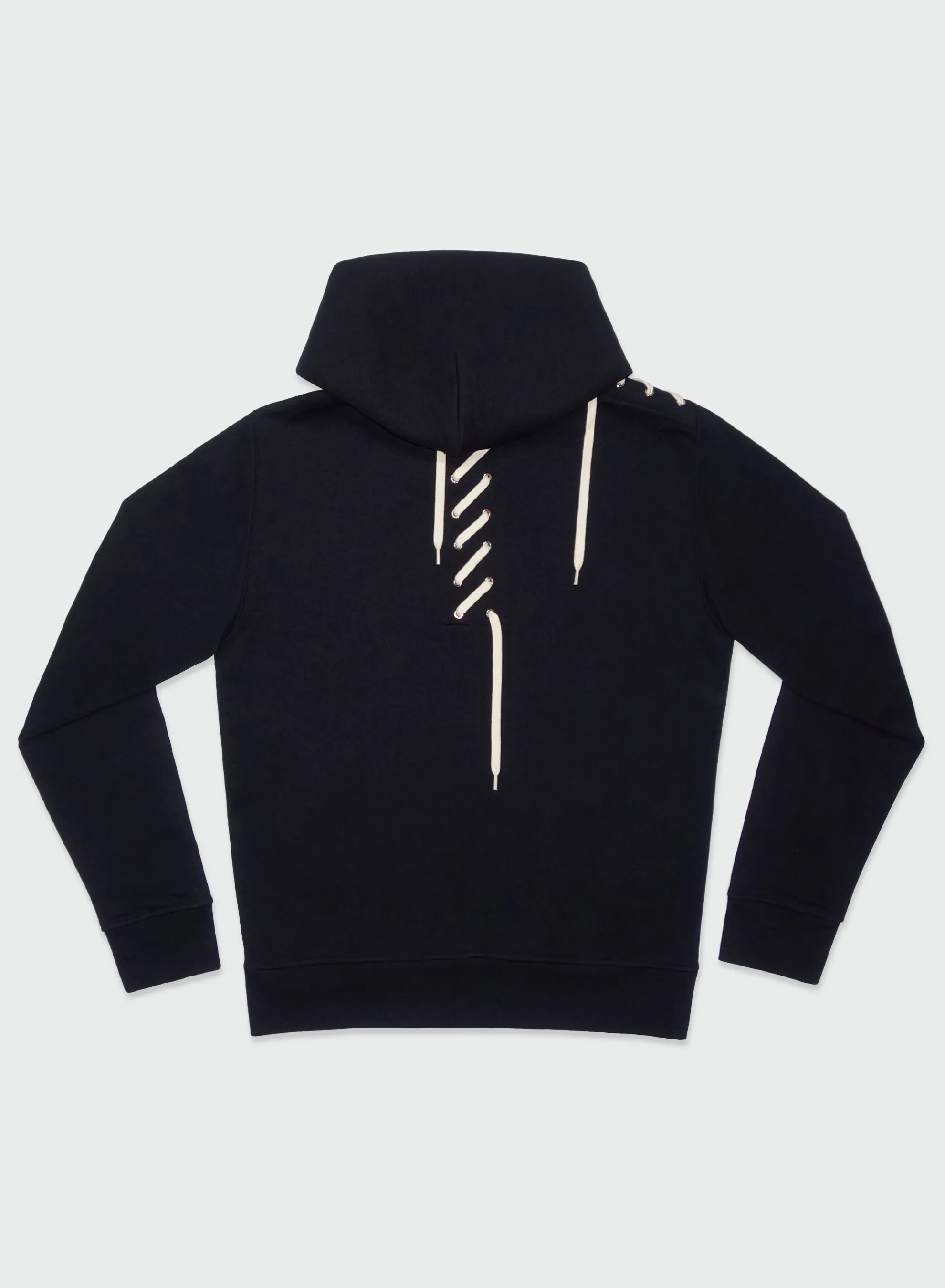 Craig Green Laced Hoodie (Black / Cream)