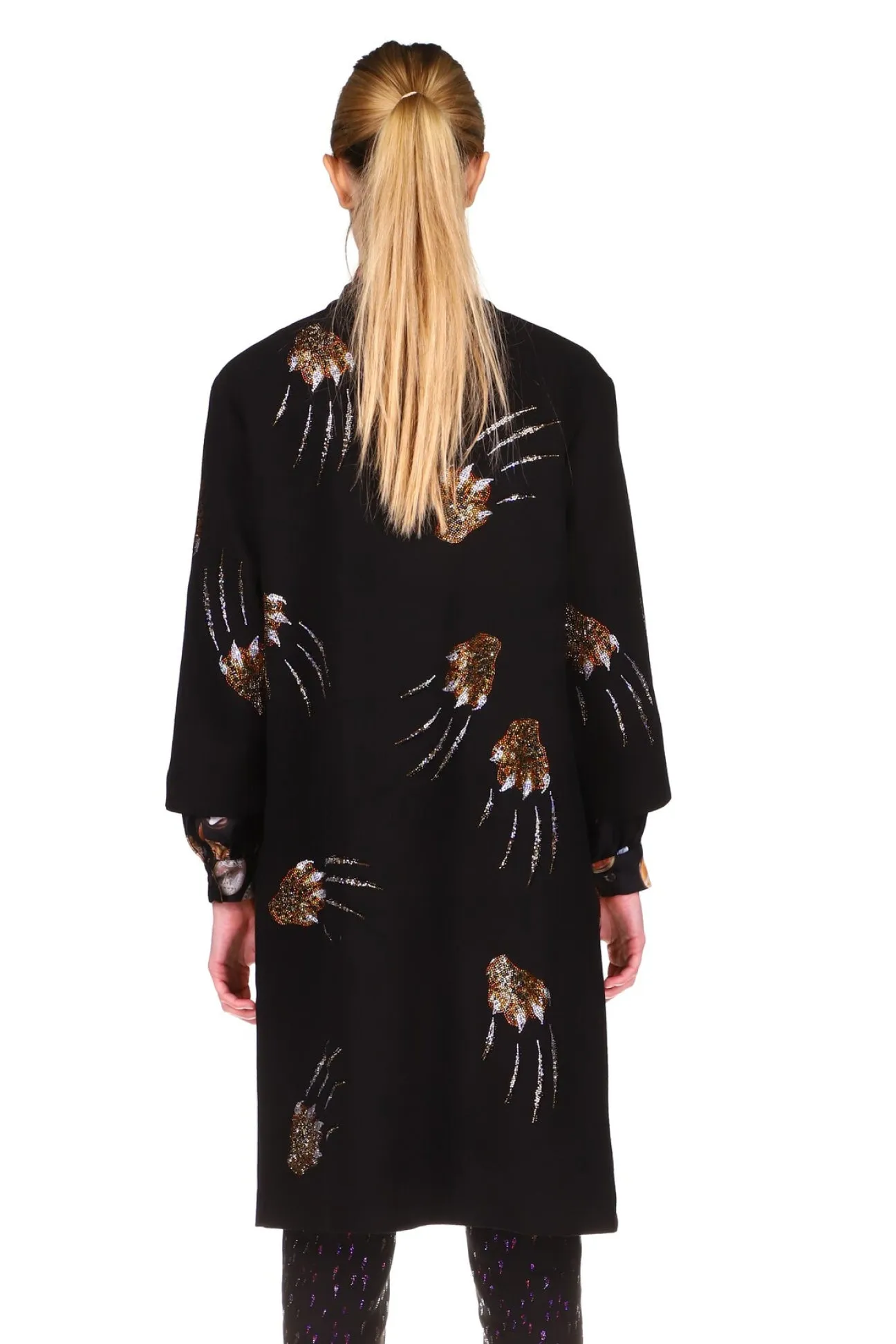 CRYSTAL ‘LEOPARDO' DUSTER COAT