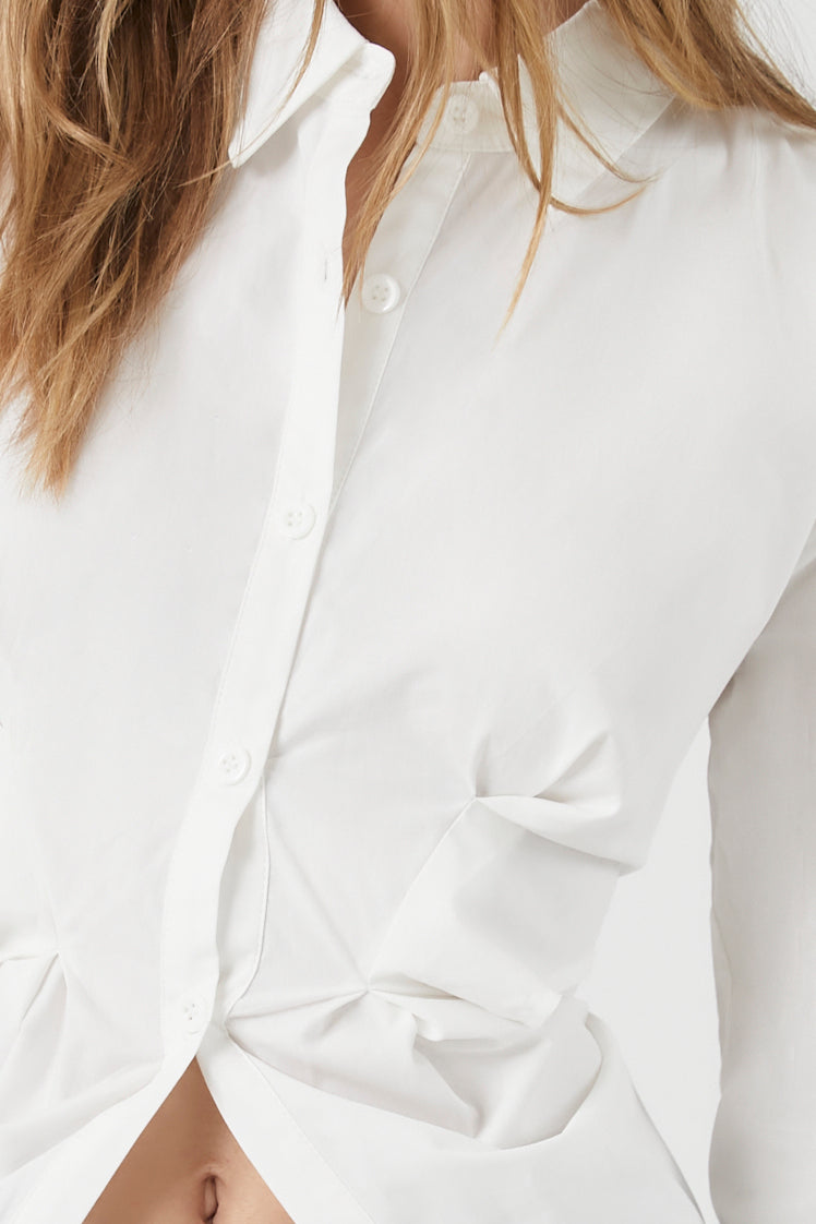 Cutout Long-Sleeve Shirt