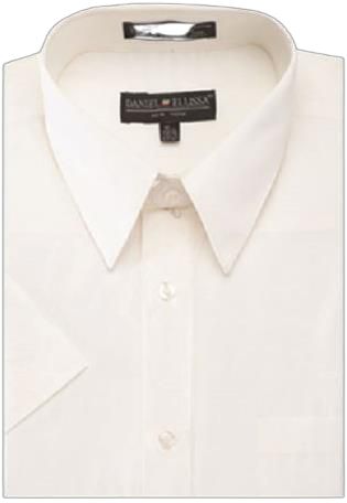 DANIEL ELLISSA SHORT SLEEVE SHIRT DS3001S IVORY