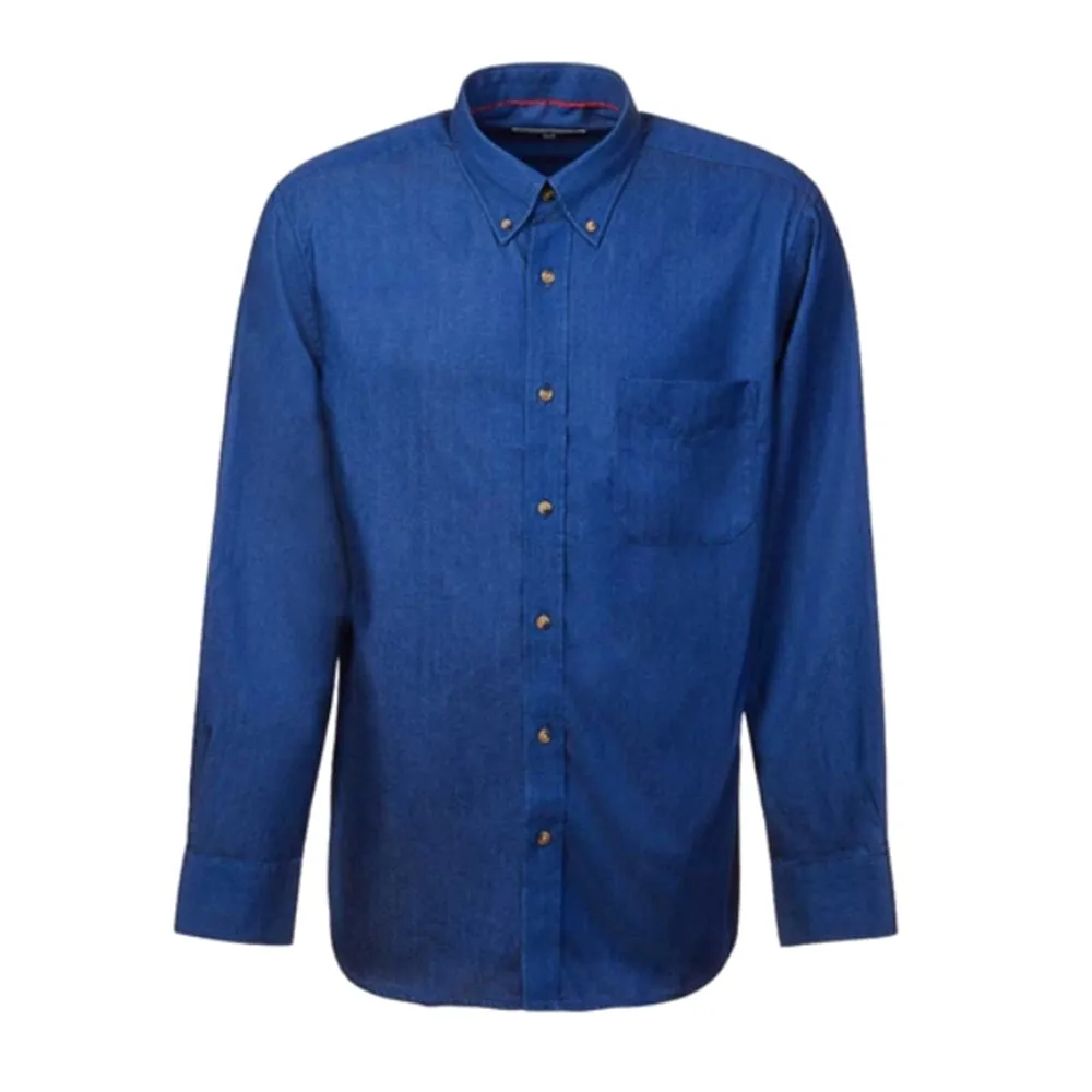 Denim Collared Long Sleeve Shirt / Lee Valley