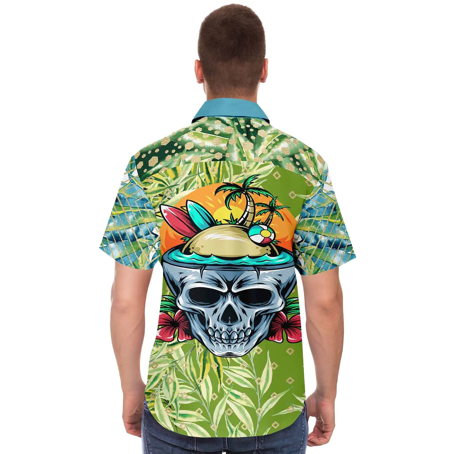 Devil's Bay Short Sleeve Button Down Shirt