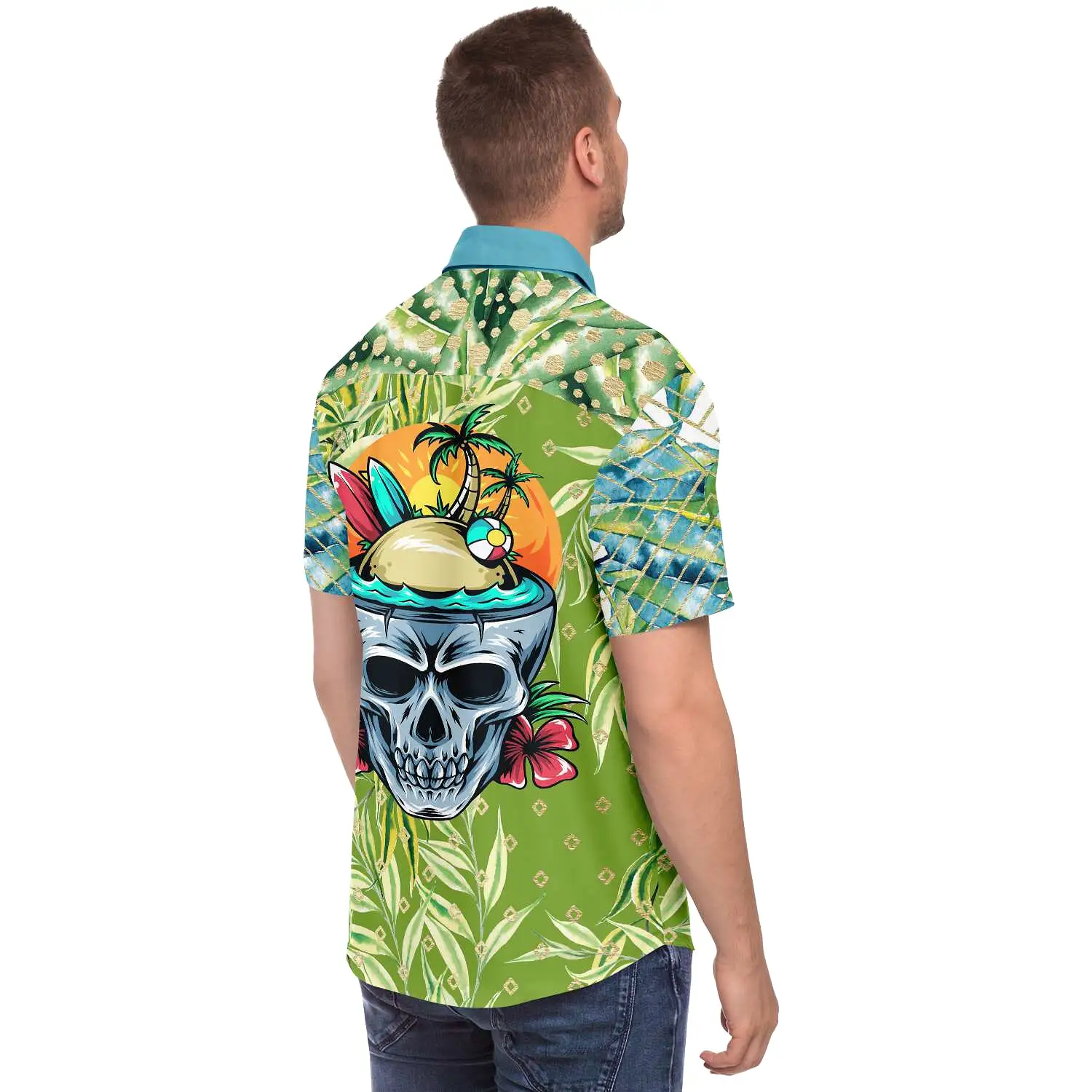 Devil's Bay Short Sleeve Button Down Shirt