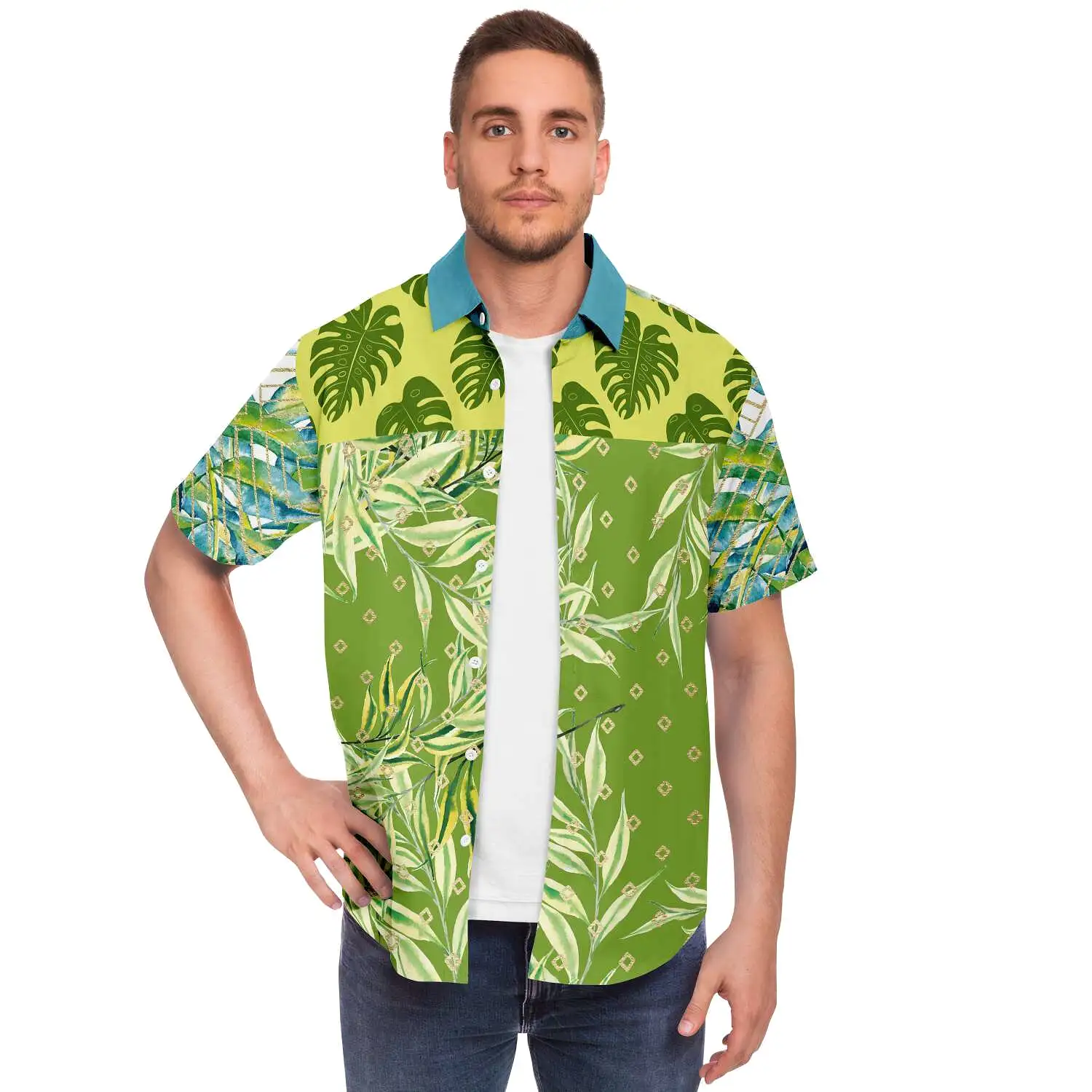 Devil's Bay Short Sleeve Button Down Shirt