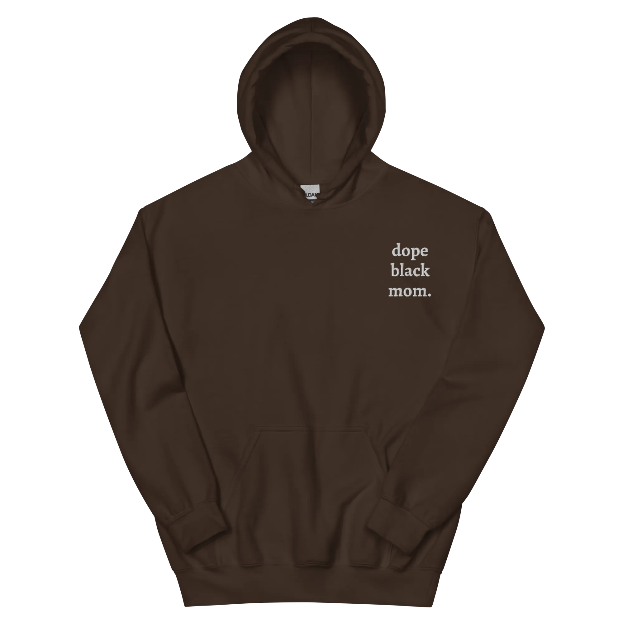 Dope Black Mom Embroidered Hoodie