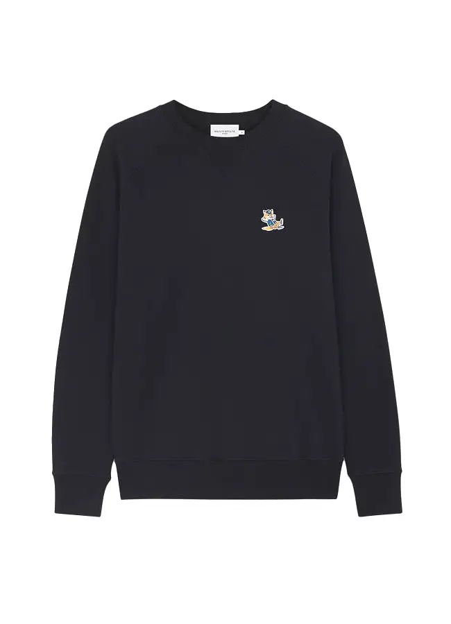 Dressed Fox Patch Classic Sweatshirt KM00304KM0001