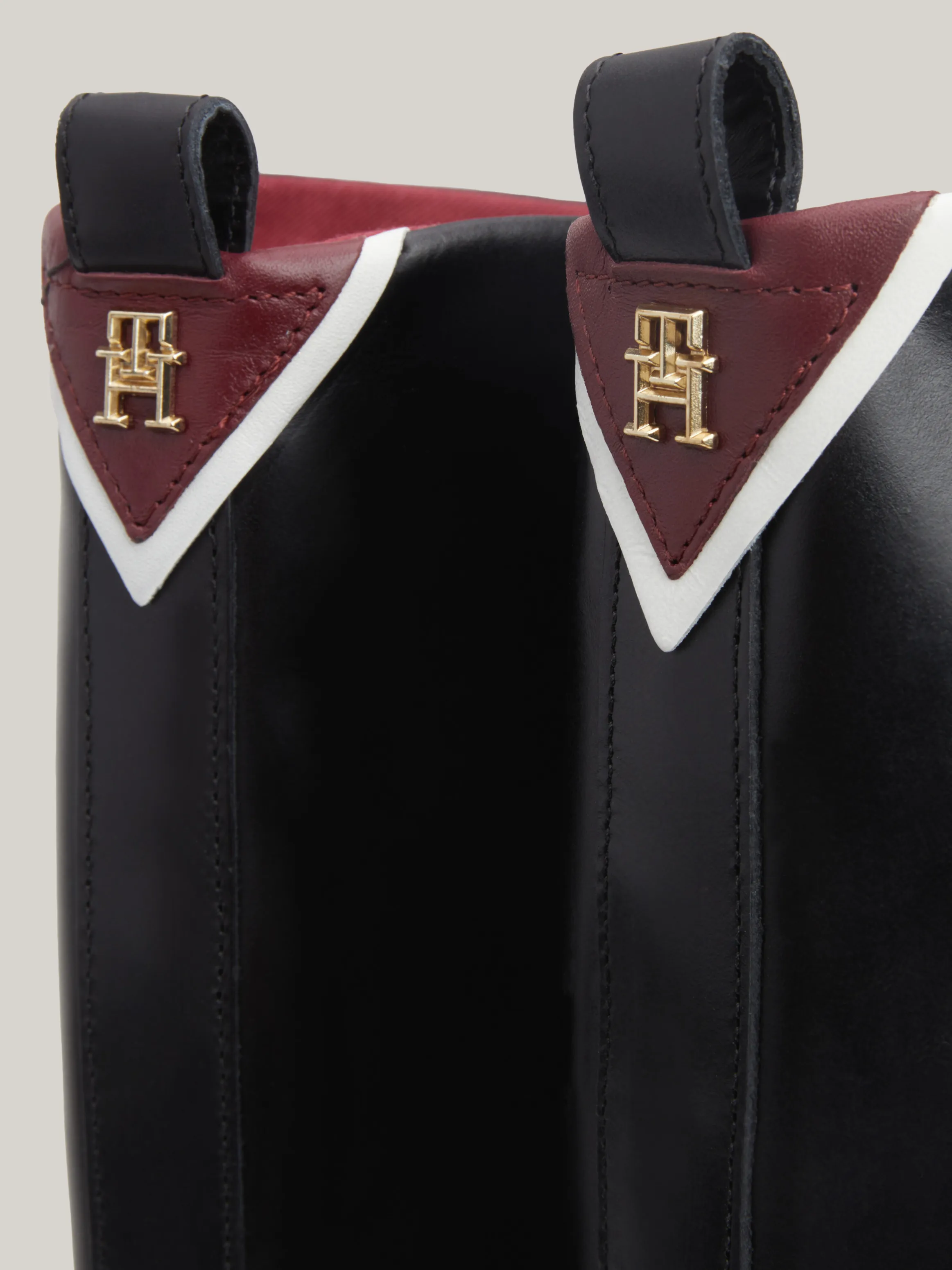 Elevated Leather Knee-High Boots | Boots | Tommy Hilfiger