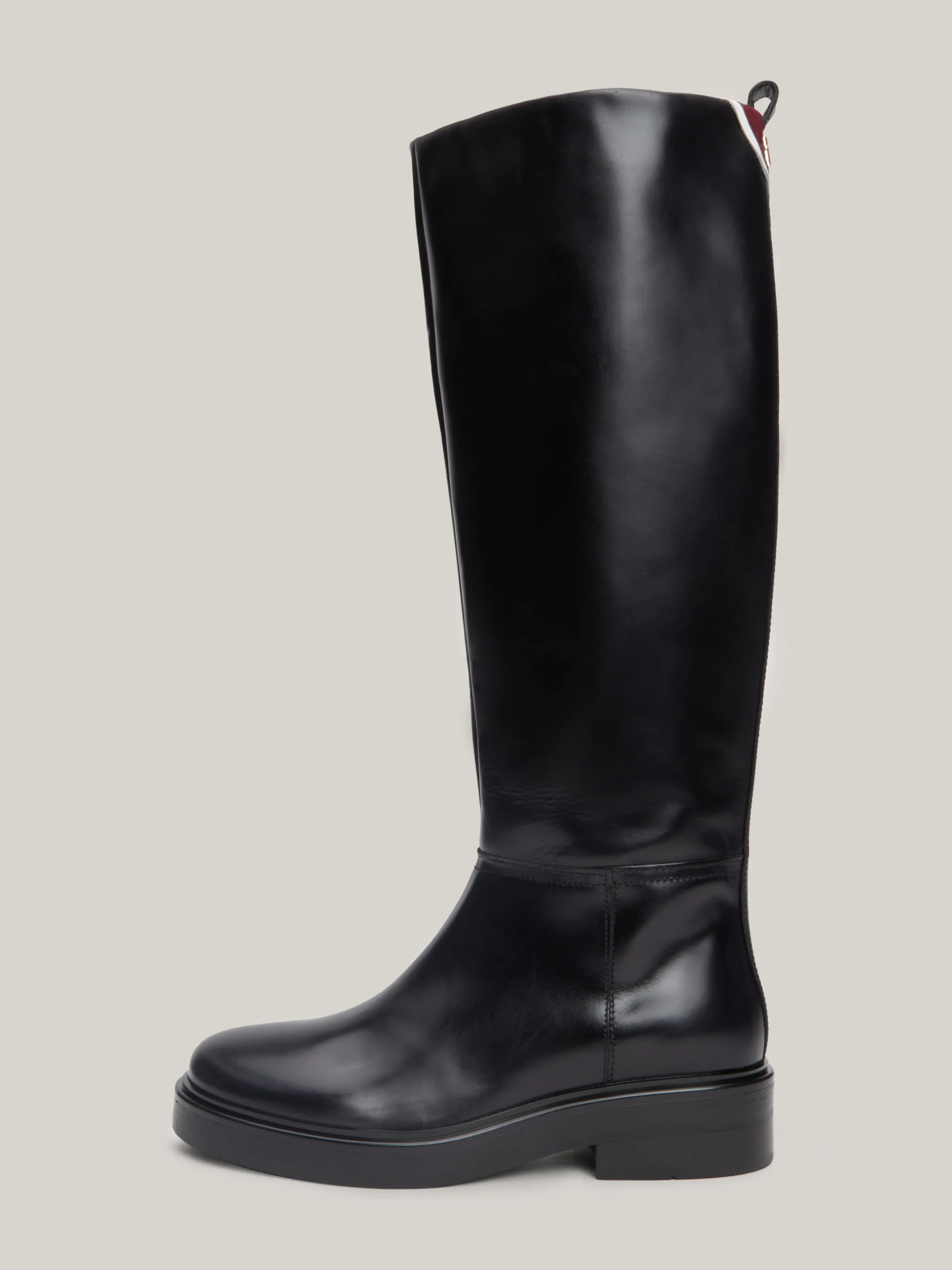 Elevated Leather Knee-High Boots | Boots | Tommy Hilfiger