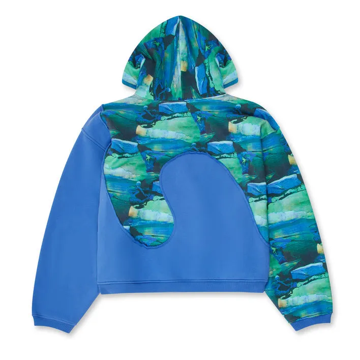 ERL Printed Swirl Hoodie (Green Sunset)