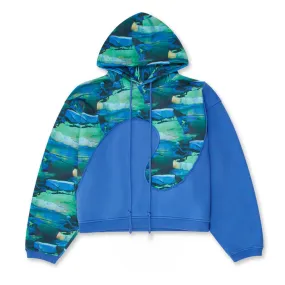 ERL Printed Swirl Hoodie (Green Sunset)