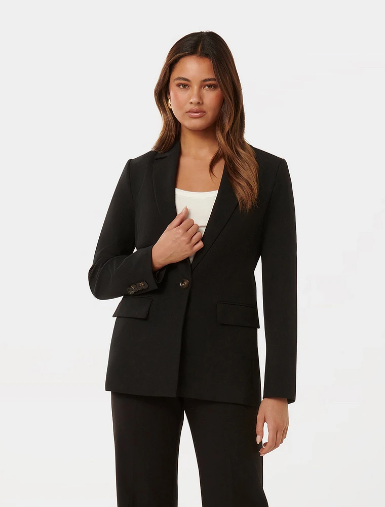 EverNew Mikayla Single-Breasted Blazer