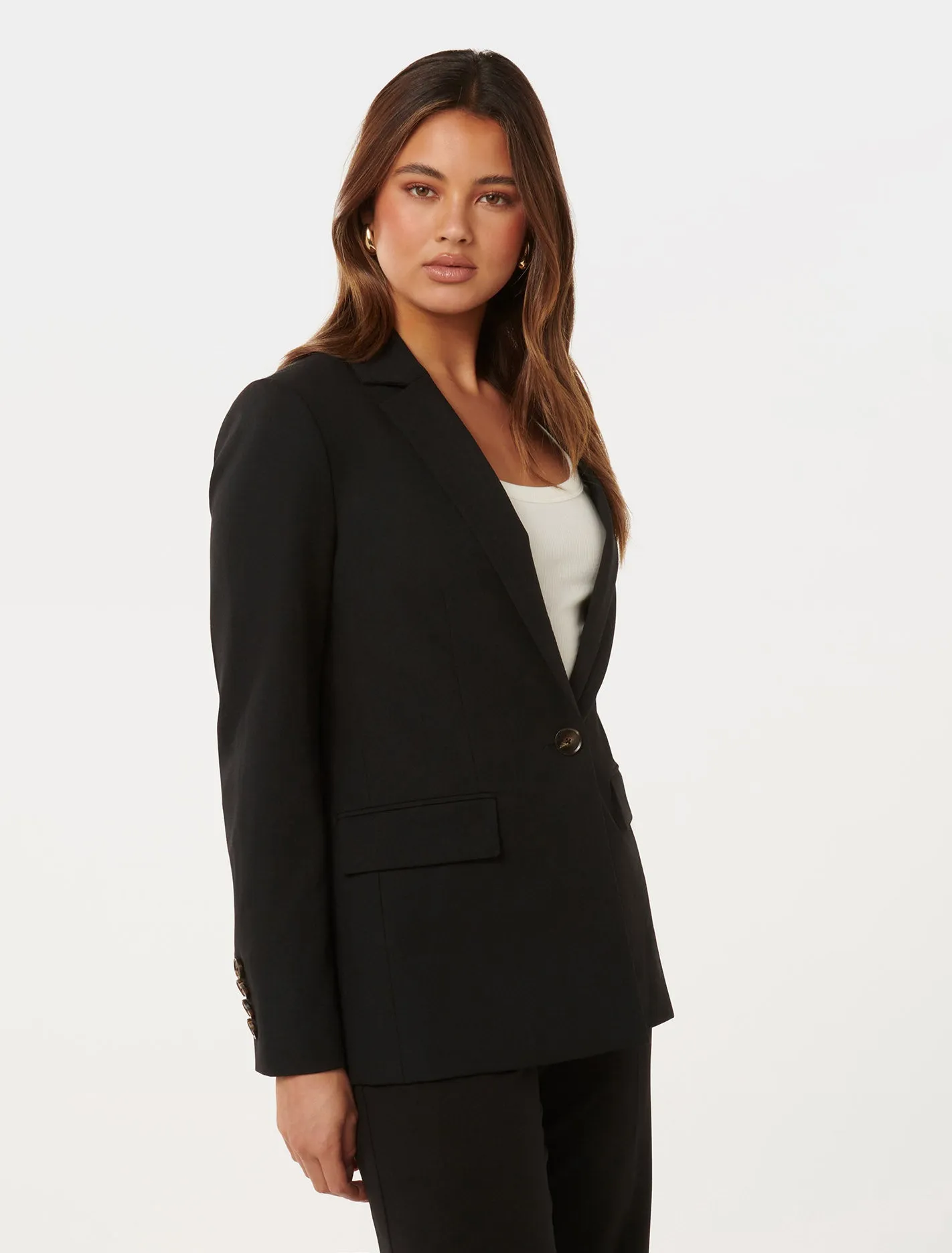 EverNew Mikayla Single-Breasted Blazer