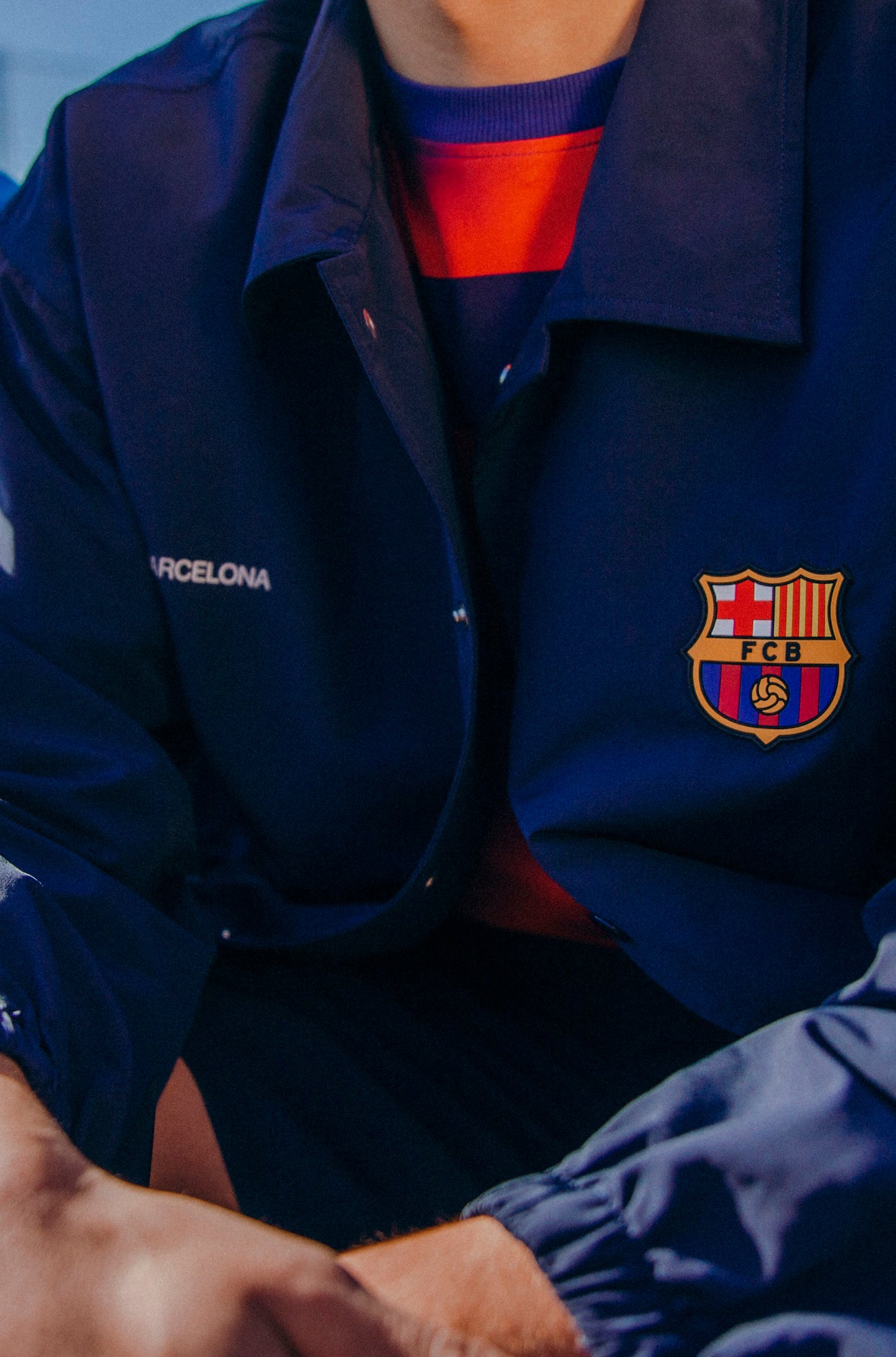 FC Barcelona buttoned jacket