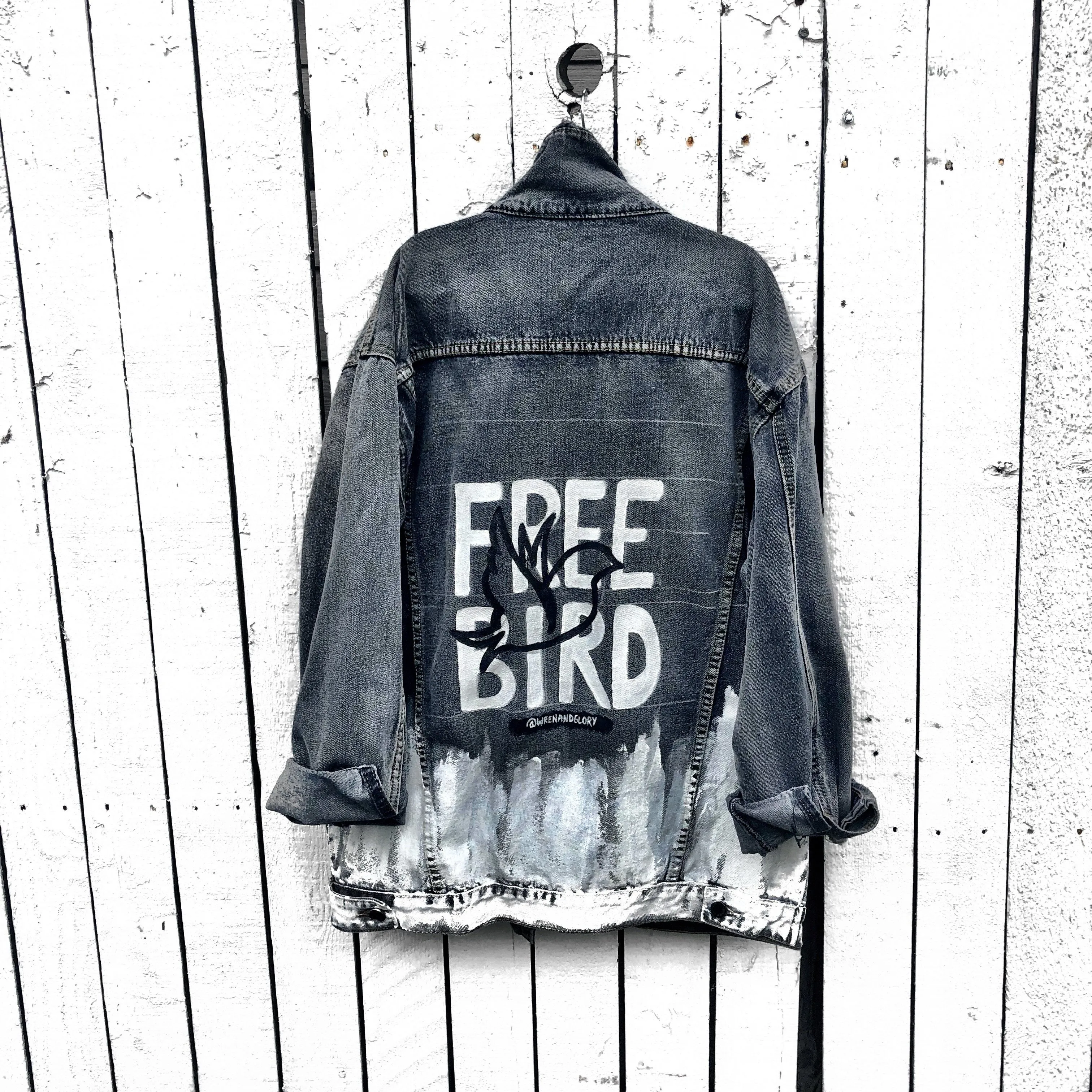 'FREE BIRD' DENIM JACKET