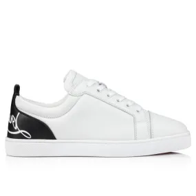 Fun Louis Junior Sneakers - Smooth calf leather - White - Men