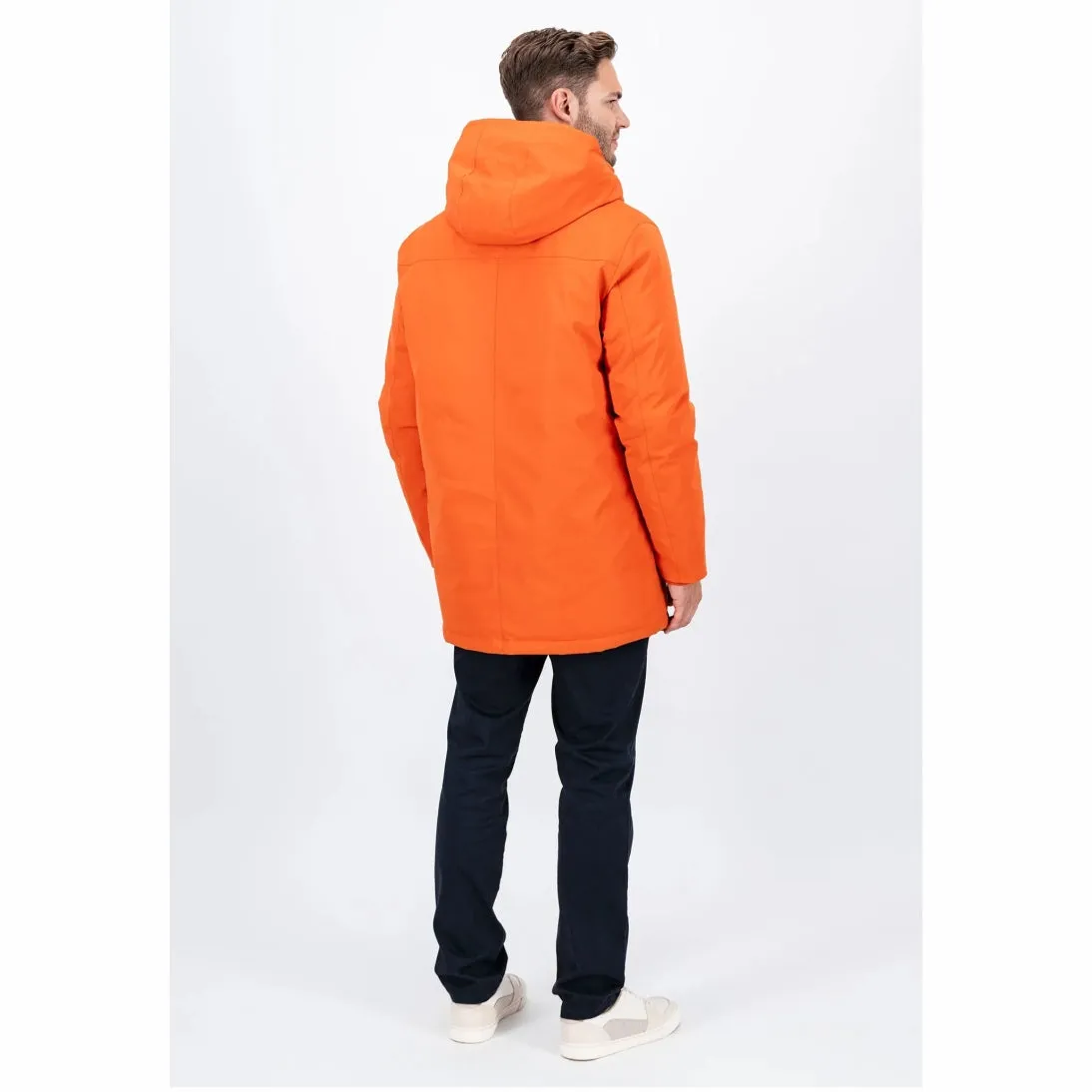 Fynch-Hatton Warm Lined Parka Coat 14102620-304 Flame