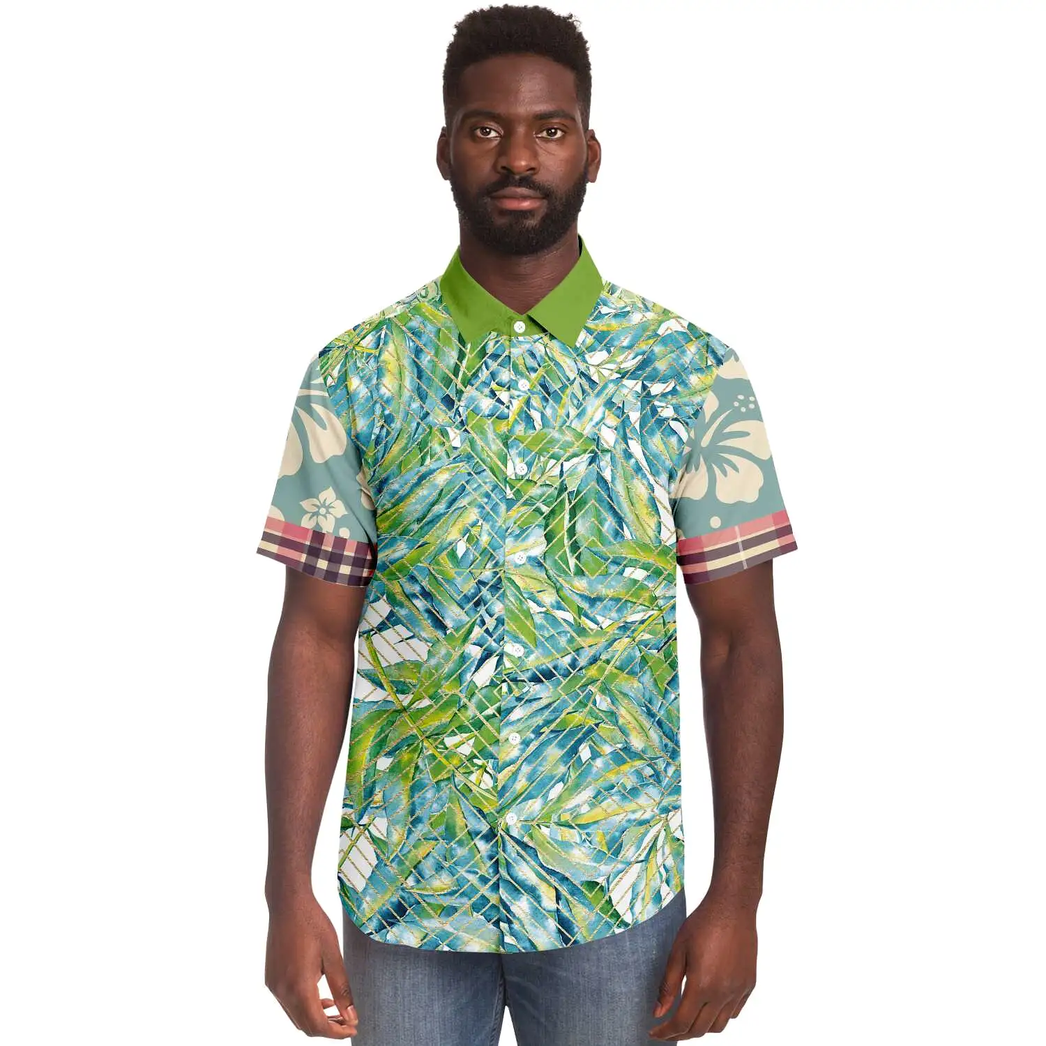 Galapagos Short Sleeve Button Down Shirt