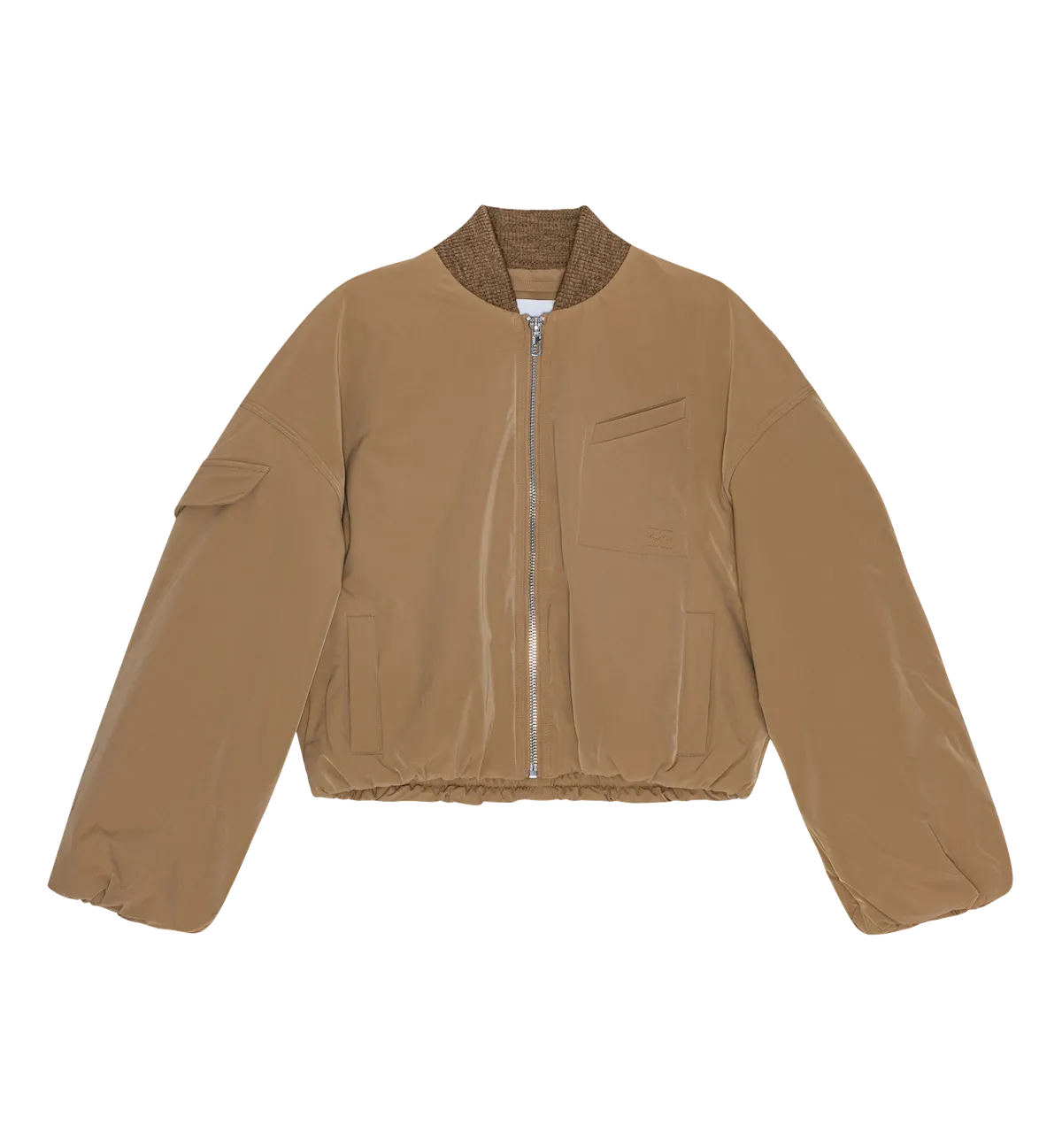 GANNI Oversized Short Bomber Jacket